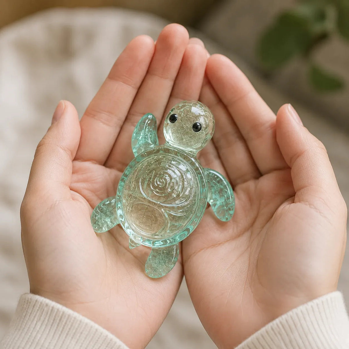 🎄🎄🔥Hot Sale🔥 - 🐢Original Recycled Glass Support Turtle