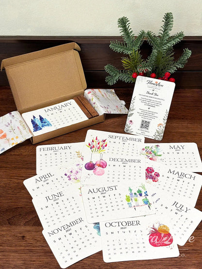 ✨🌱Eco-Friendly Plantable “Timeless” Seed Calendar 2027