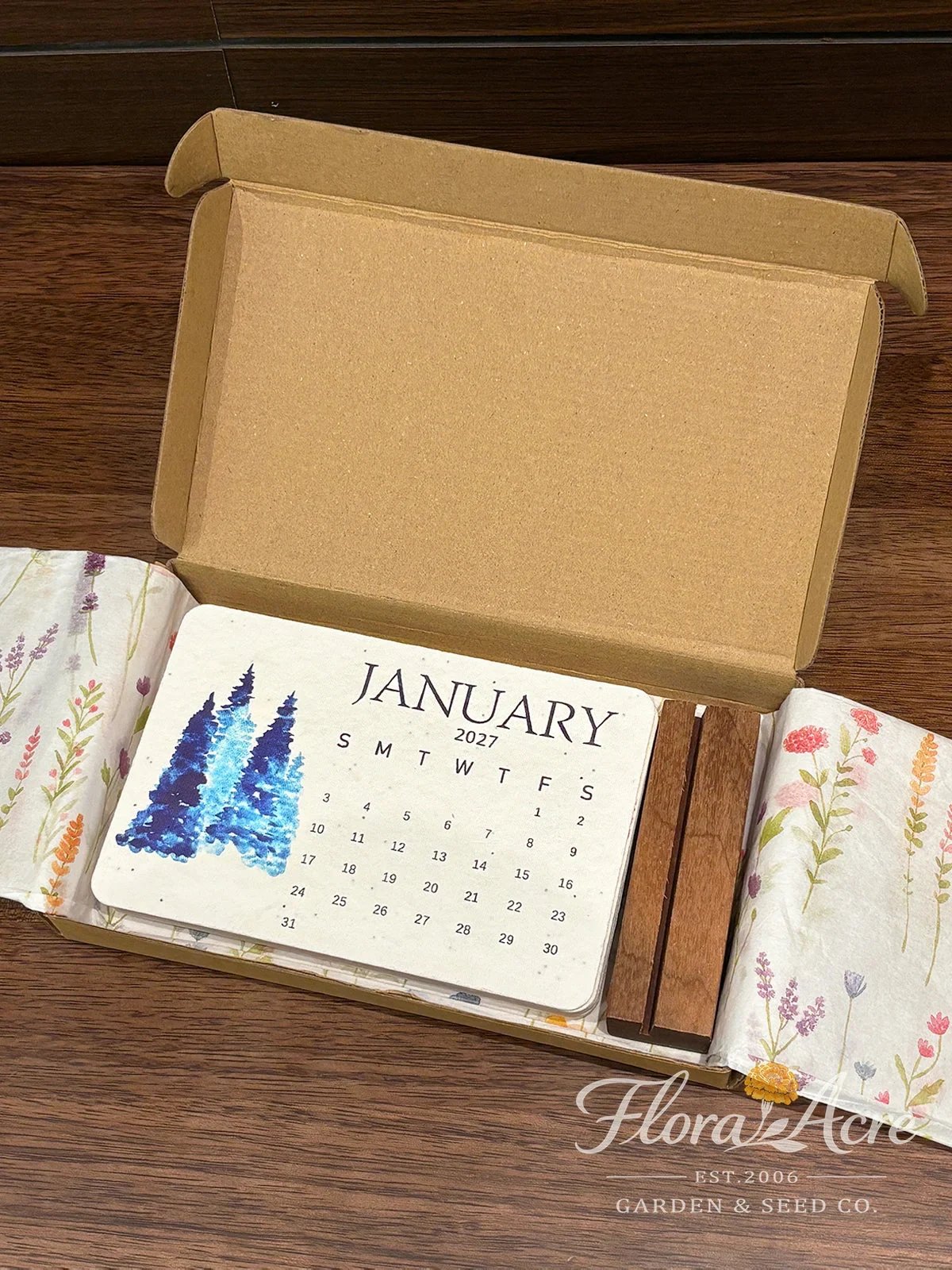 ✨🌱Eco-Friendly Plantable “Timeless” Seed Calendar 2027