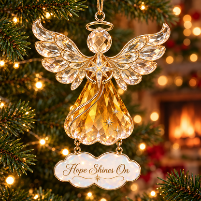 🕊️ Inspirational Memorial Angel Christmas Ornament