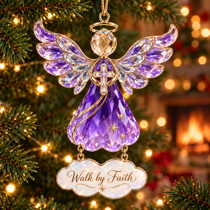 🕊️ Inspirational Memorial Angel Christmas Ornament