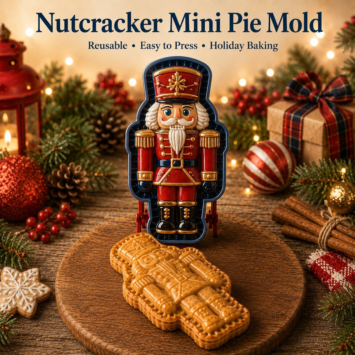 🎄 9‑Design Christmas Mini Pie Mold Collection🥧✨