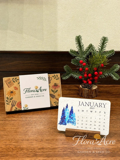 ✨🌱Eco-Friendly Plantable “Timeless” Seed Calendar 2027